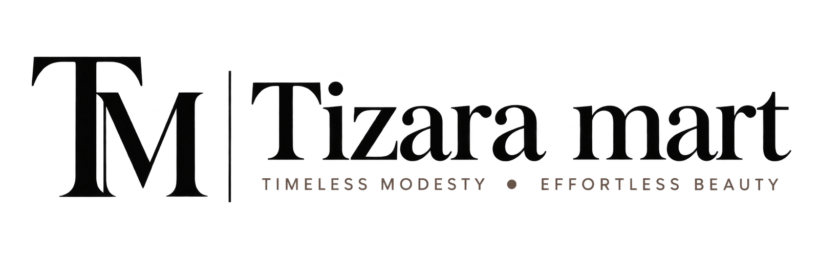 Tizara Mart logo – Modest fashion and abaya online store